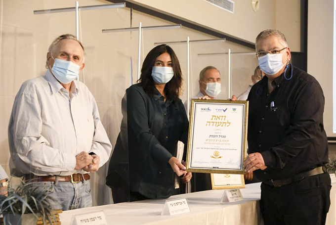 מגדל העמק זכתה בחמישה כוכבים ותעודת הצטיינות בתחרות בטיחות בדרכים